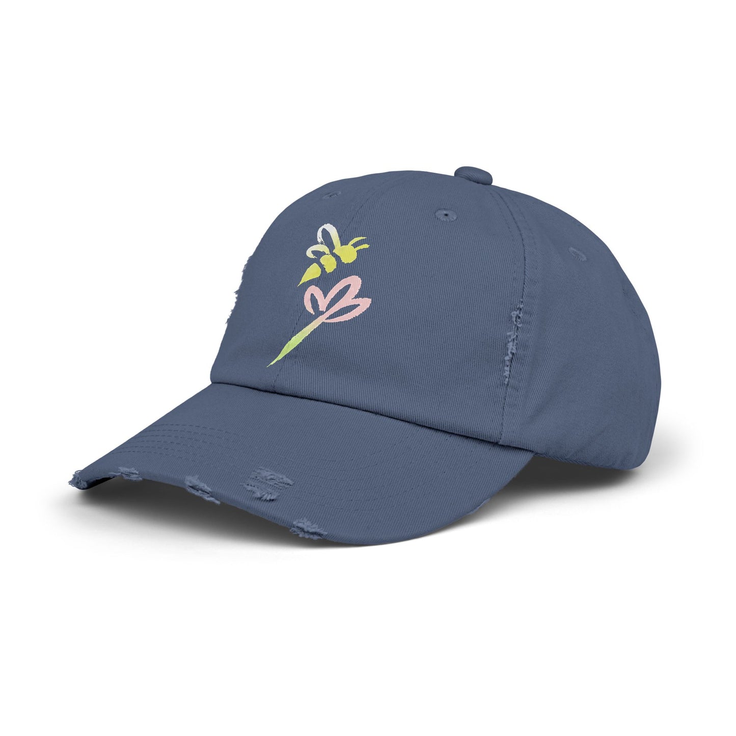 Honeybee - Distressed Unisex Cap