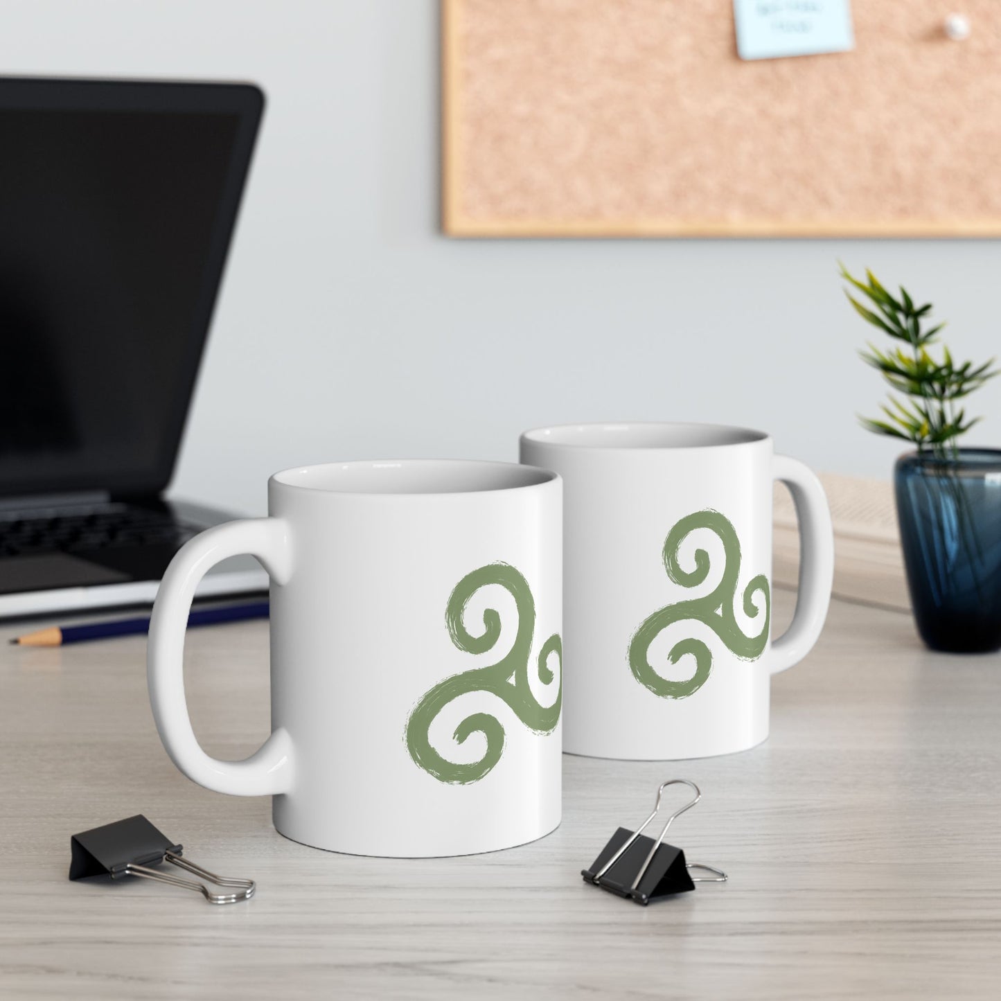 Celtic Triskelion - Ceramic Mug
