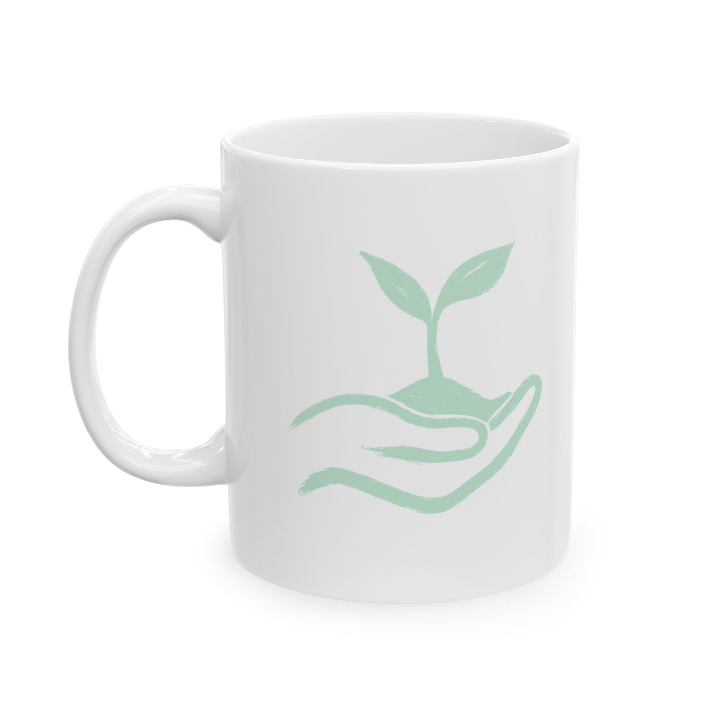 Seedling in Hand - Ceramic Mug