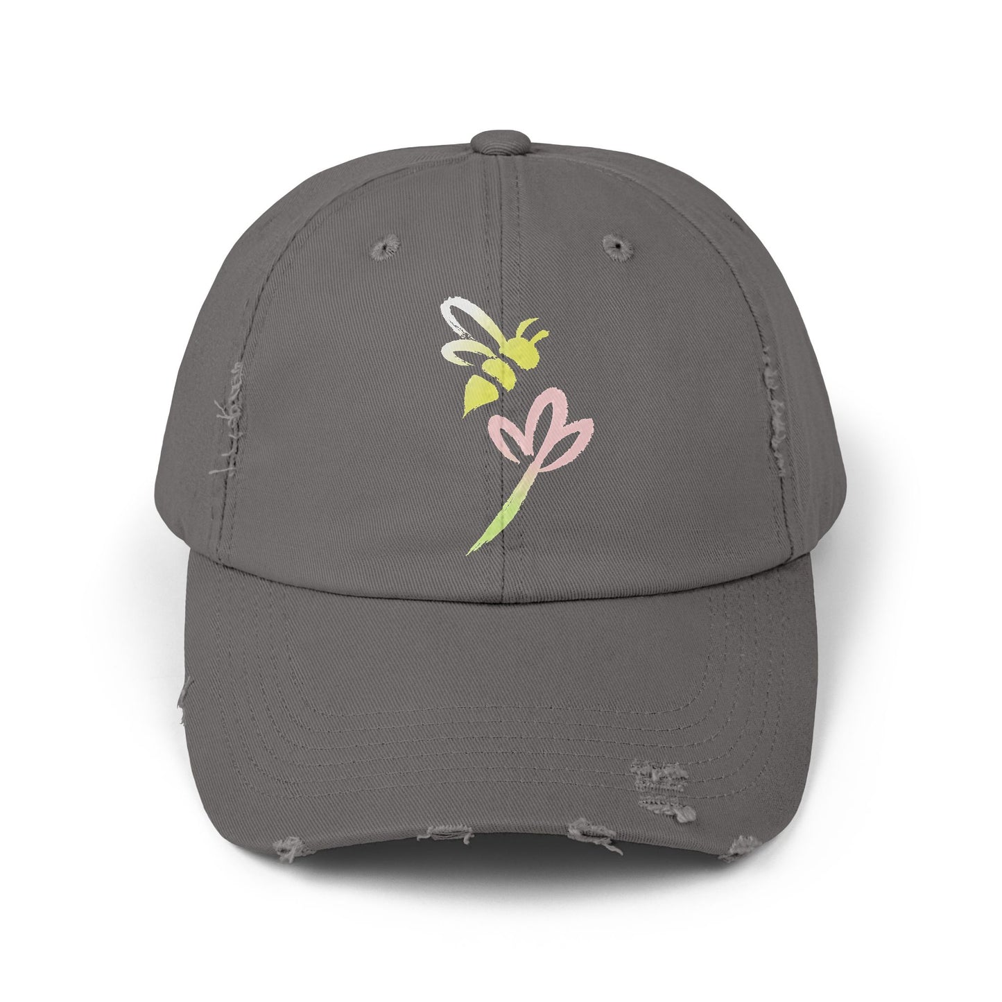 Honeybee - Distressed Unisex Cap