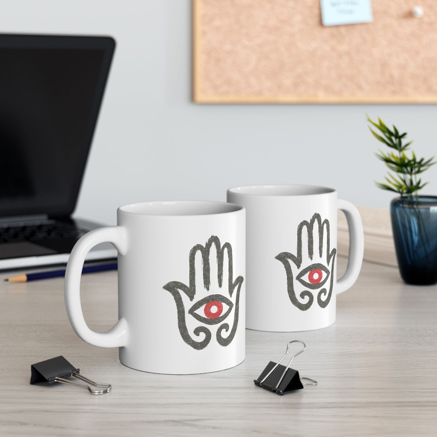 Hamsa Hand - Ceramic Mug