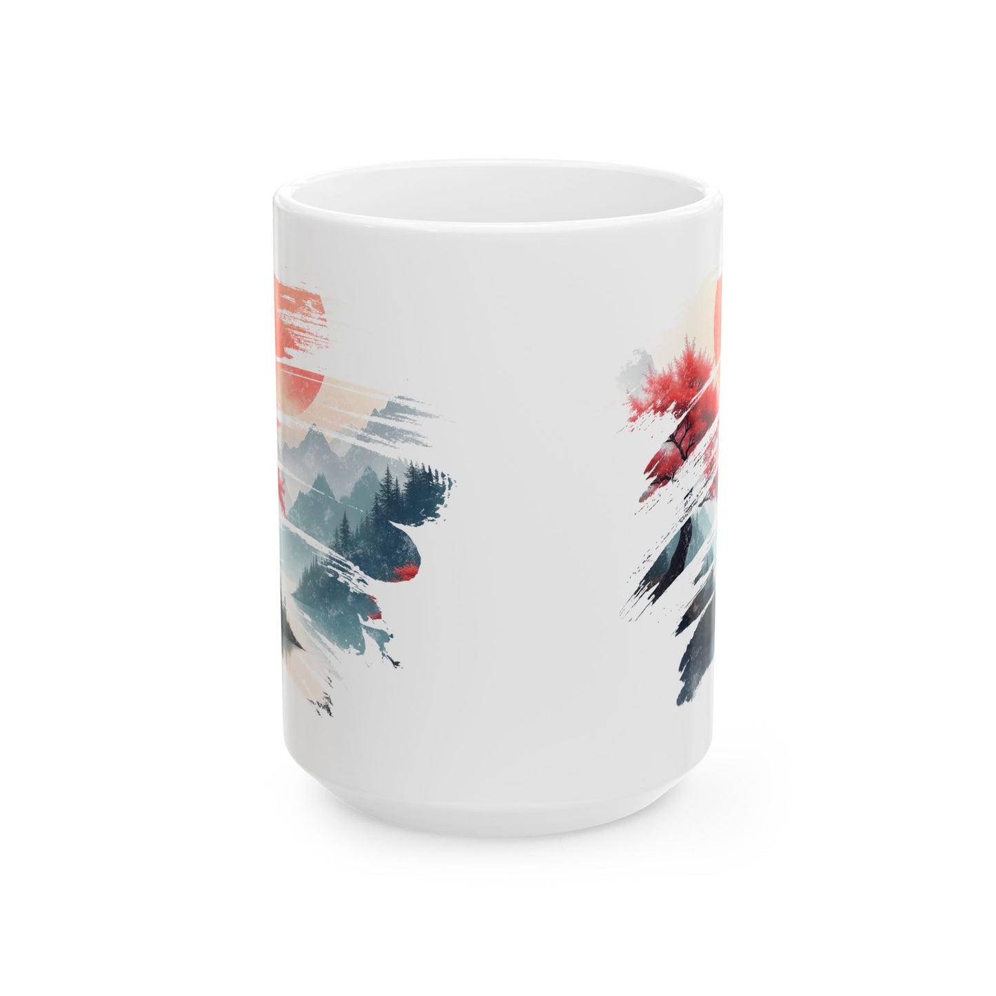 Red Sun Rising - Ceramic Mug