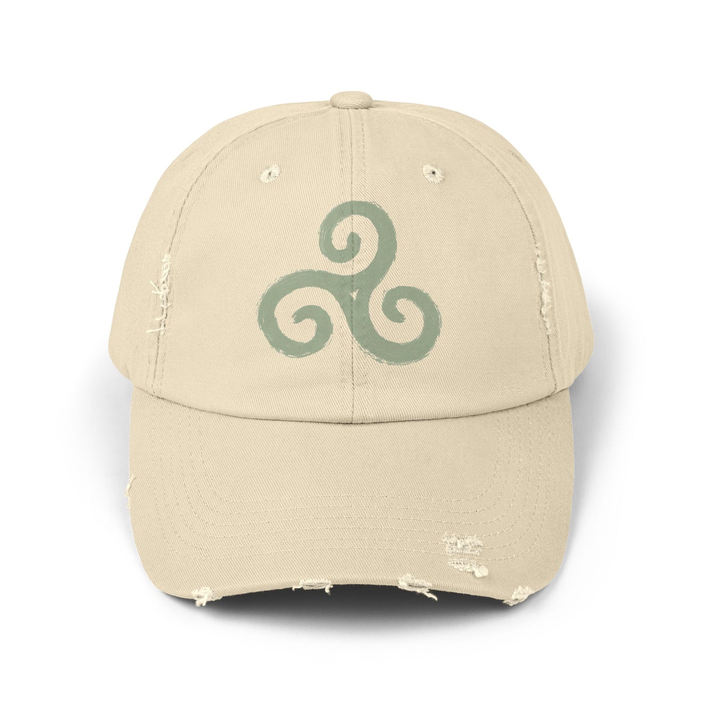 Celtic triskelion - Distressed Unisex Cap