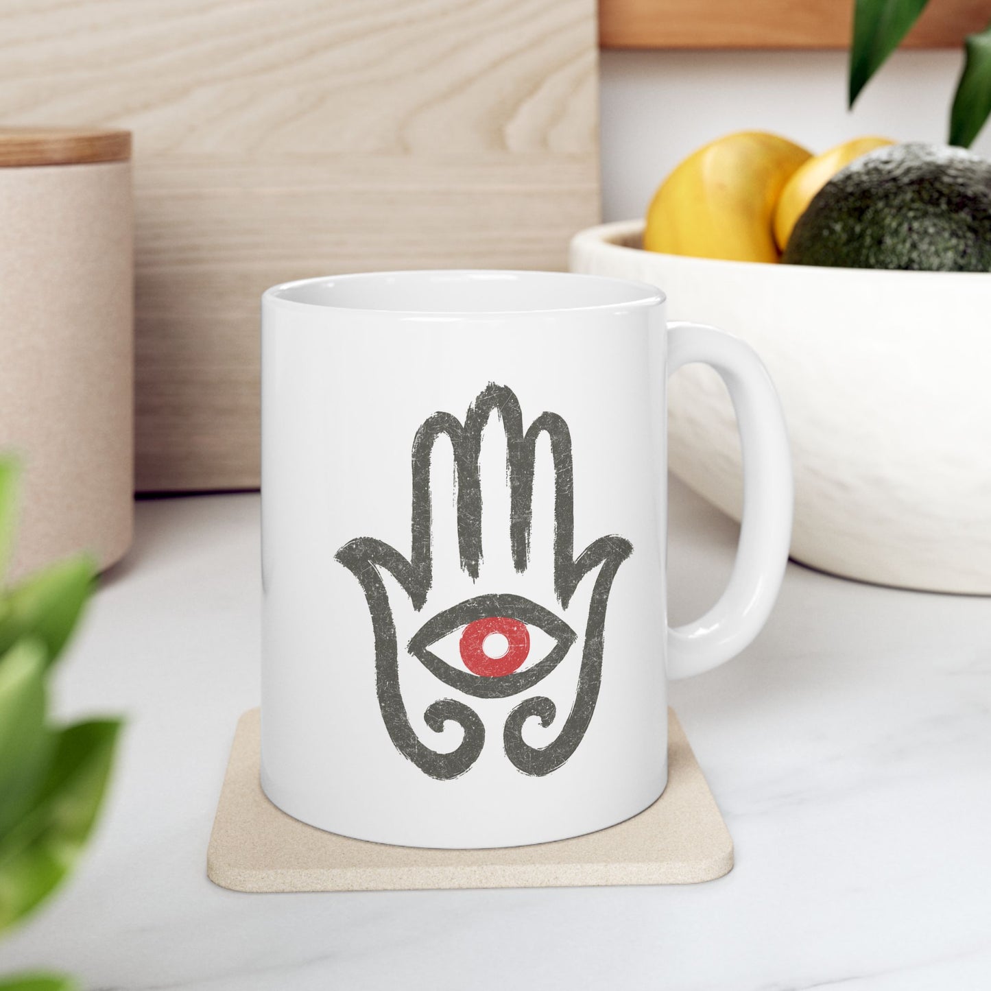 Hamsa Hand - Ceramic Mug
