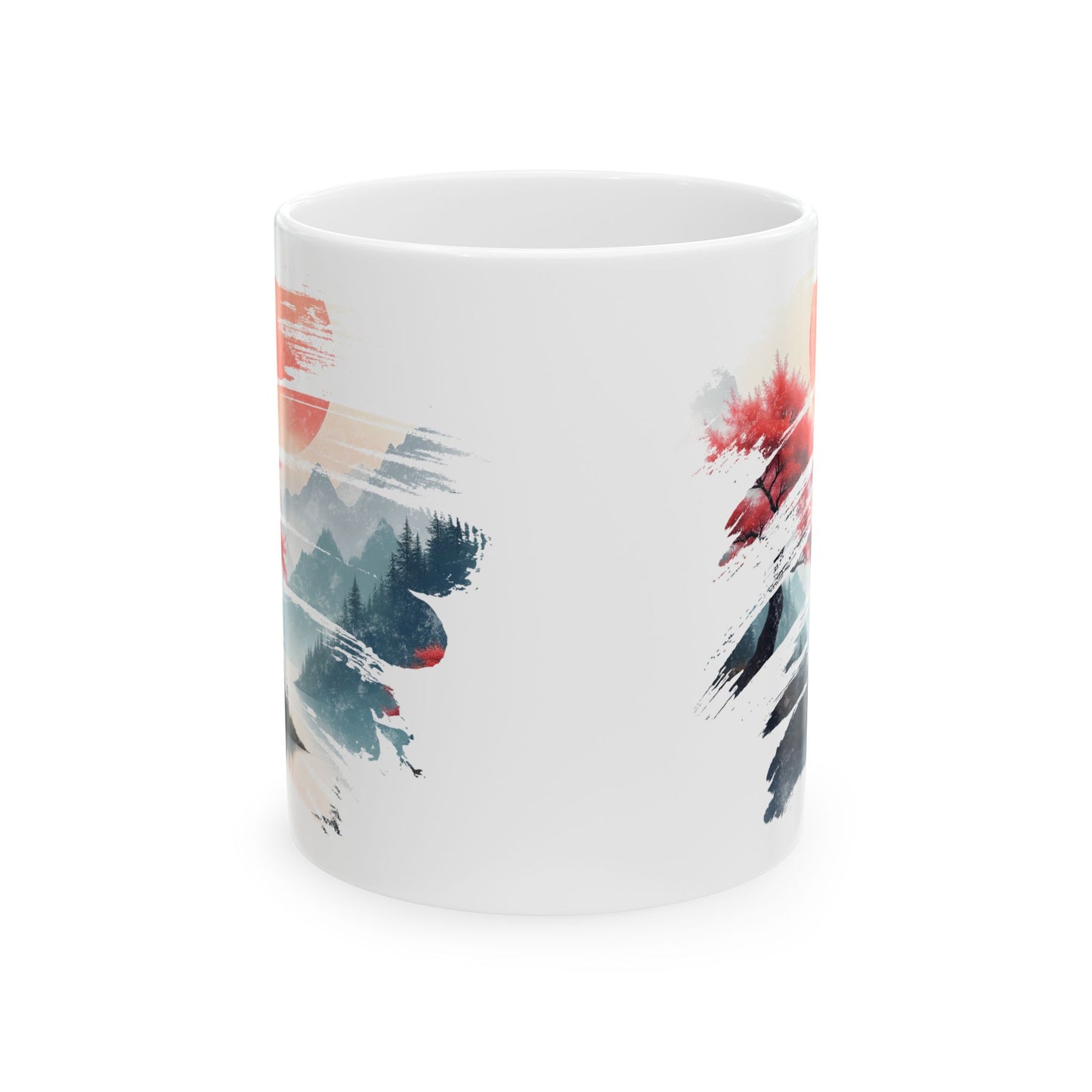 Red Sun Rising - Ceramic Mug