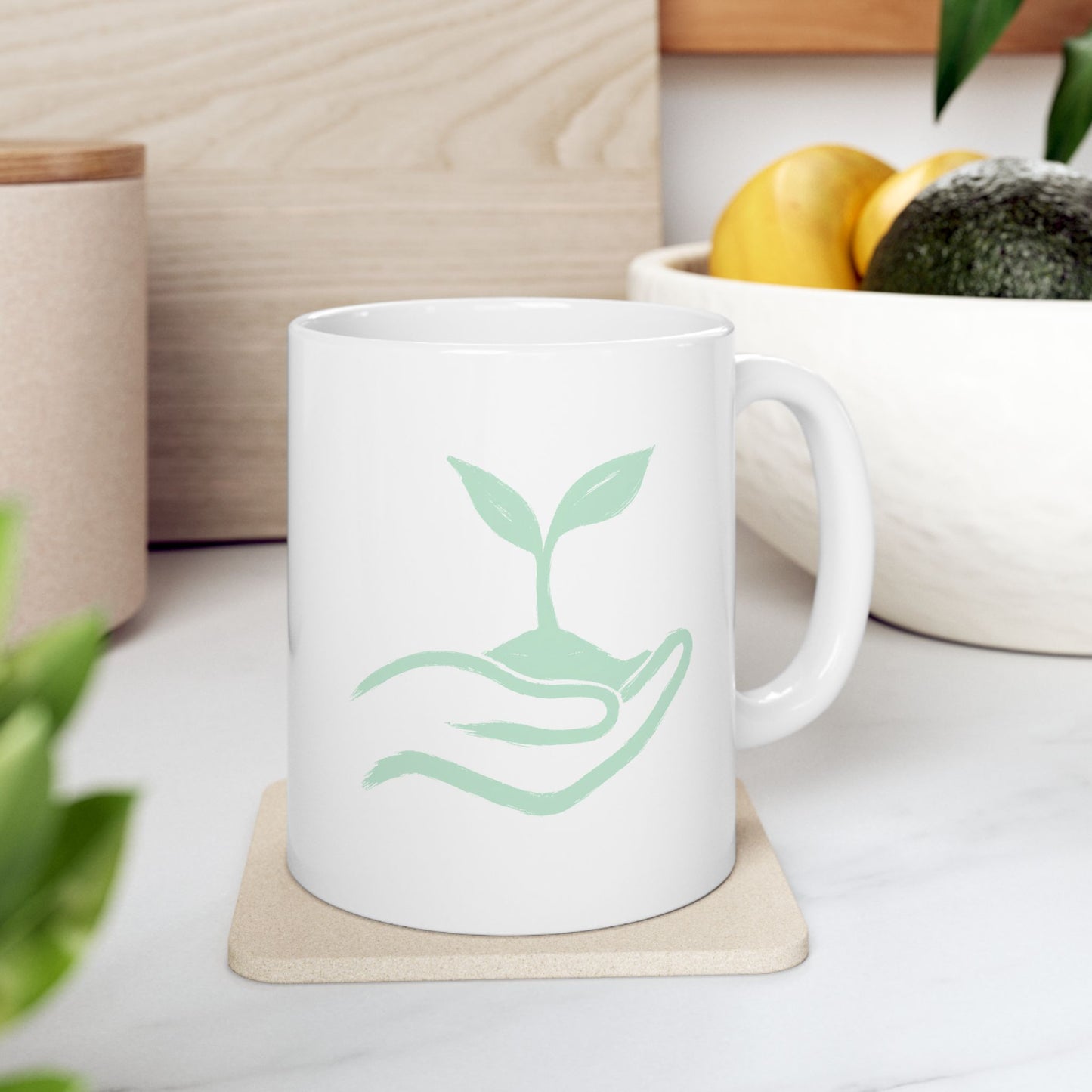 Seedling in Hand - Ceramic Mug