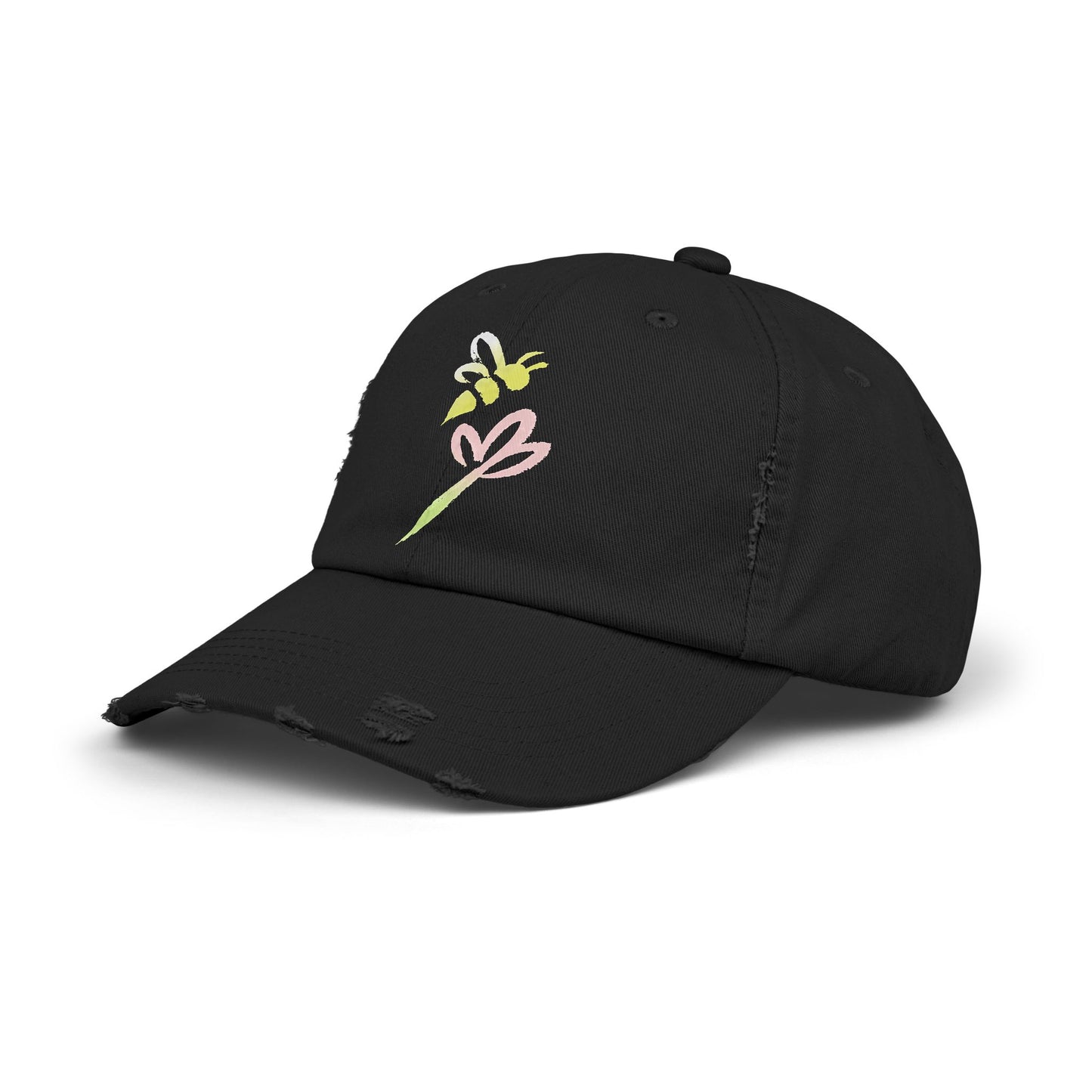 Honeybee - Distressed Unisex Cap
