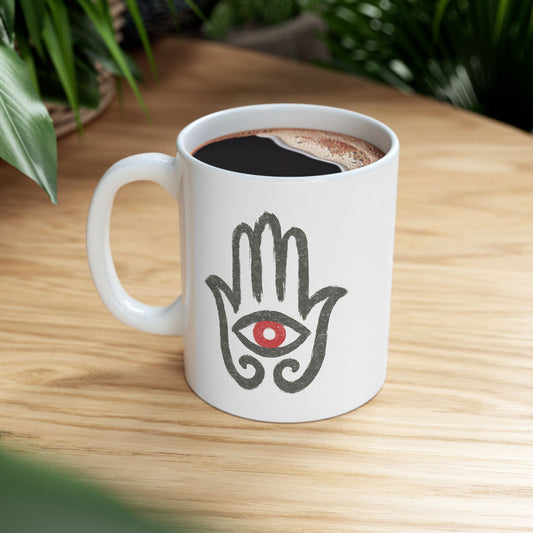 Hamsa Hand - Ceramic Mug