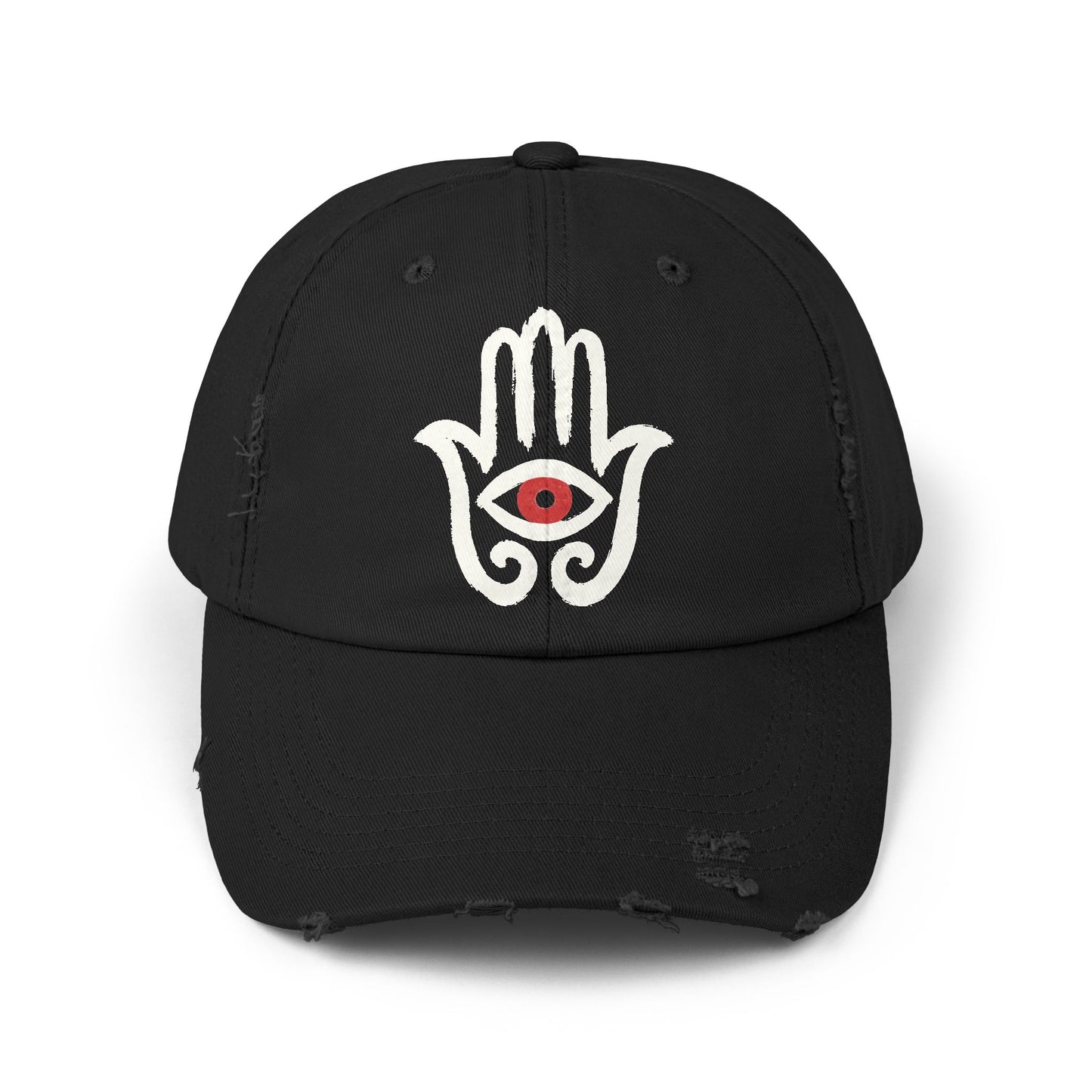 Hamsa Hand - Distressed Unisex Cap