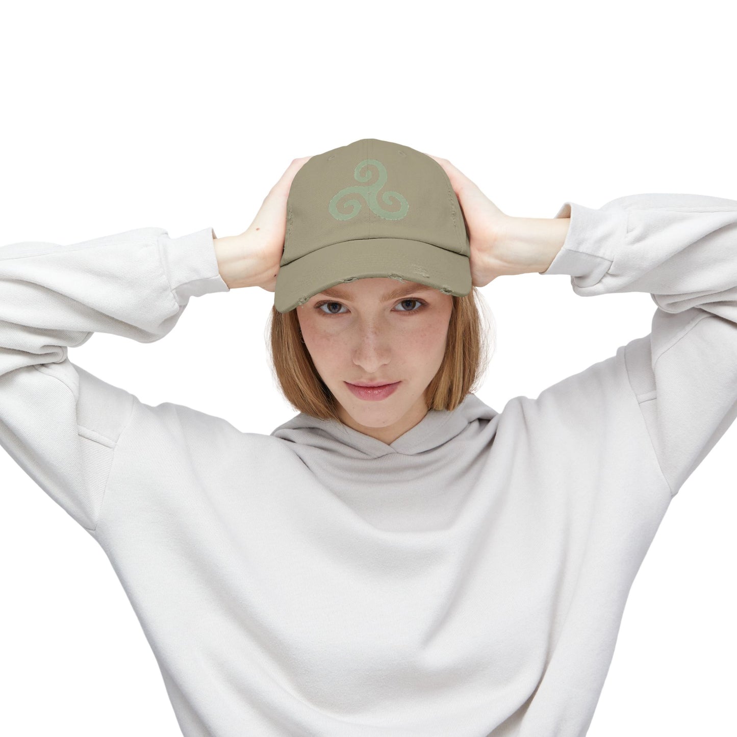 Celtic triskelion - Distressed Unisex Cap