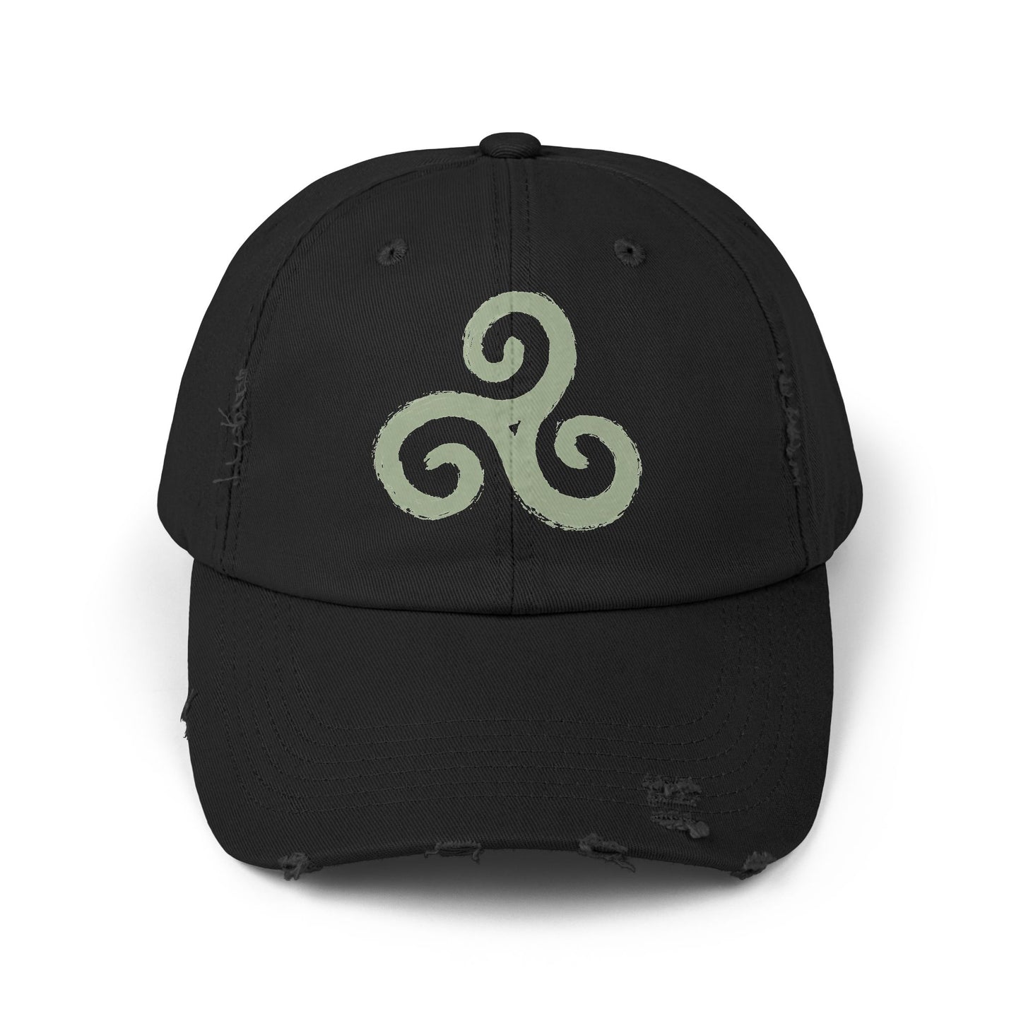 Celtic triskelion - Distressed Unisex Cap