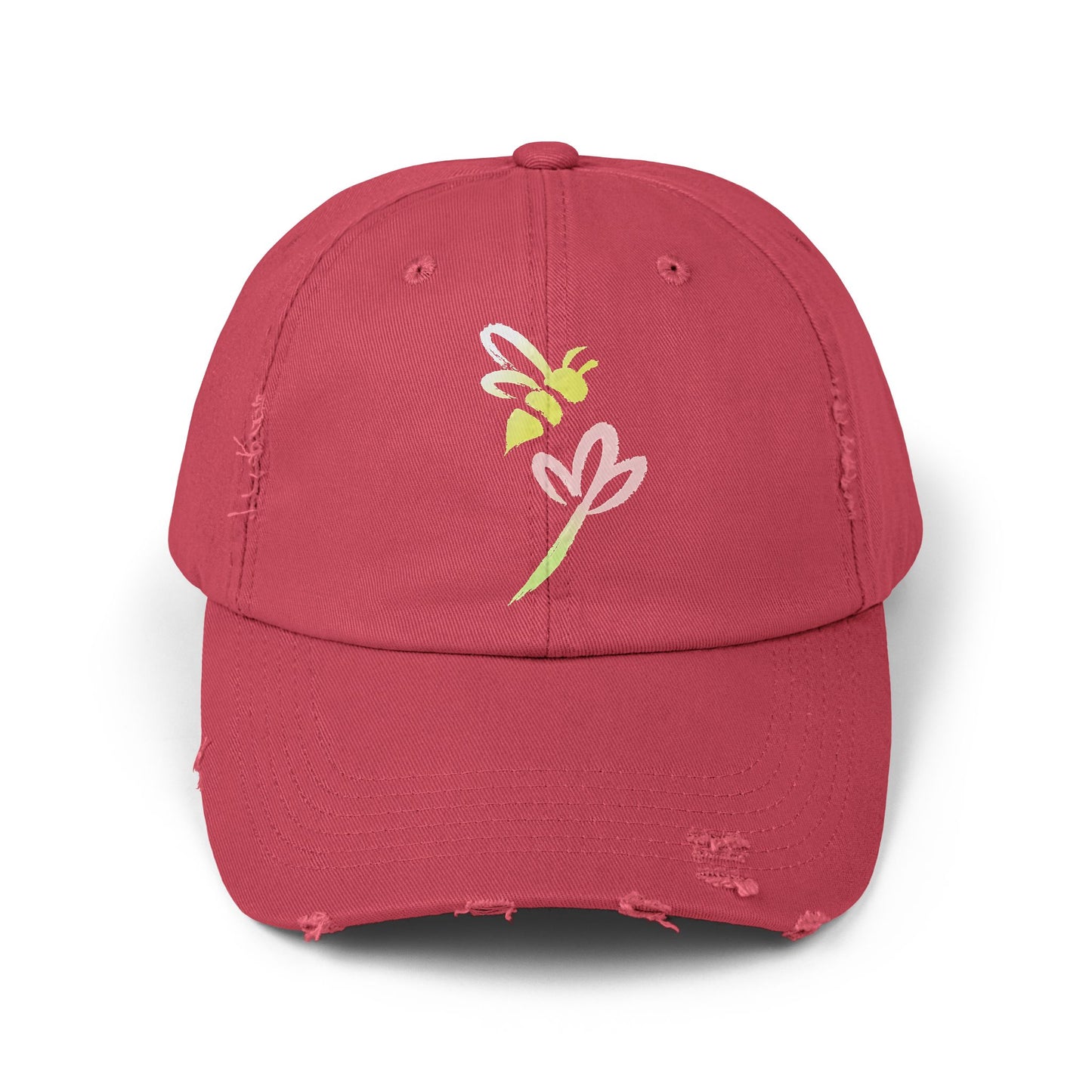 Honeybee - Distressed Unisex Cap