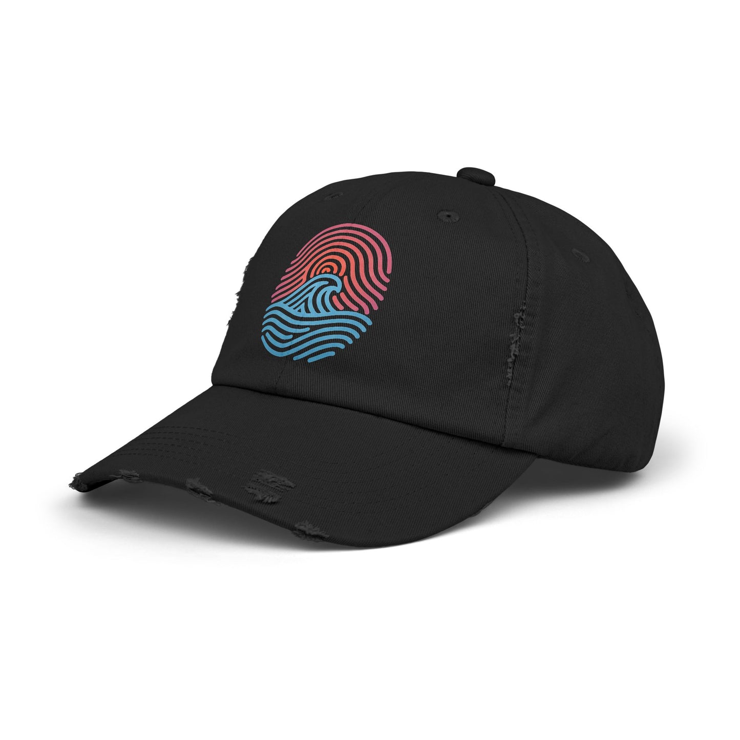 Nature Print - Distressed Unisex Cap