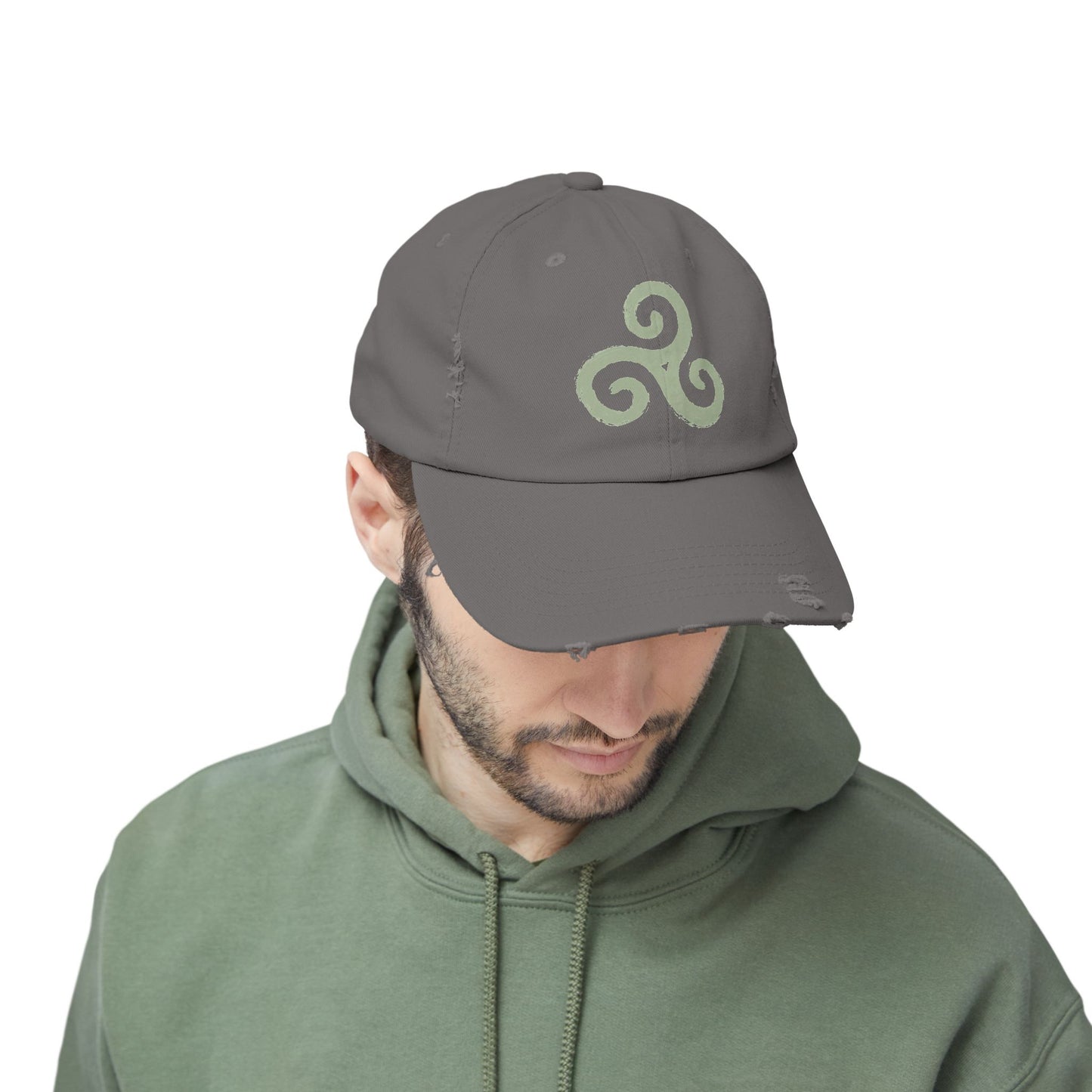 Celtic triskelion - Distressed Unisex Cap