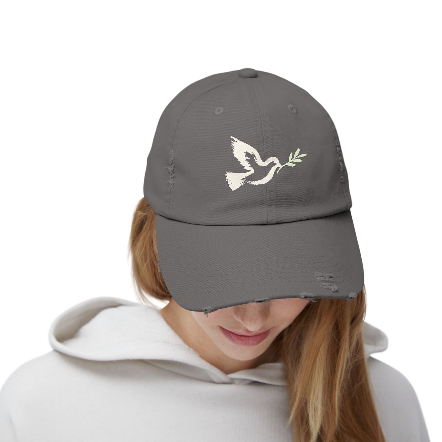 Peace Dove - Distressed Unisex Cap