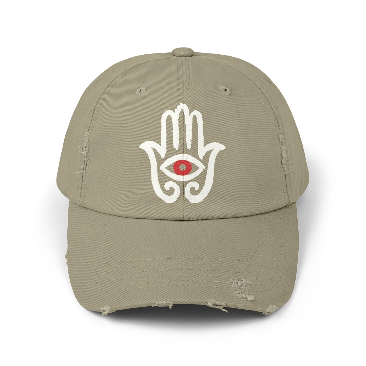 Hamsa Hand - Distressed Unisex Cap