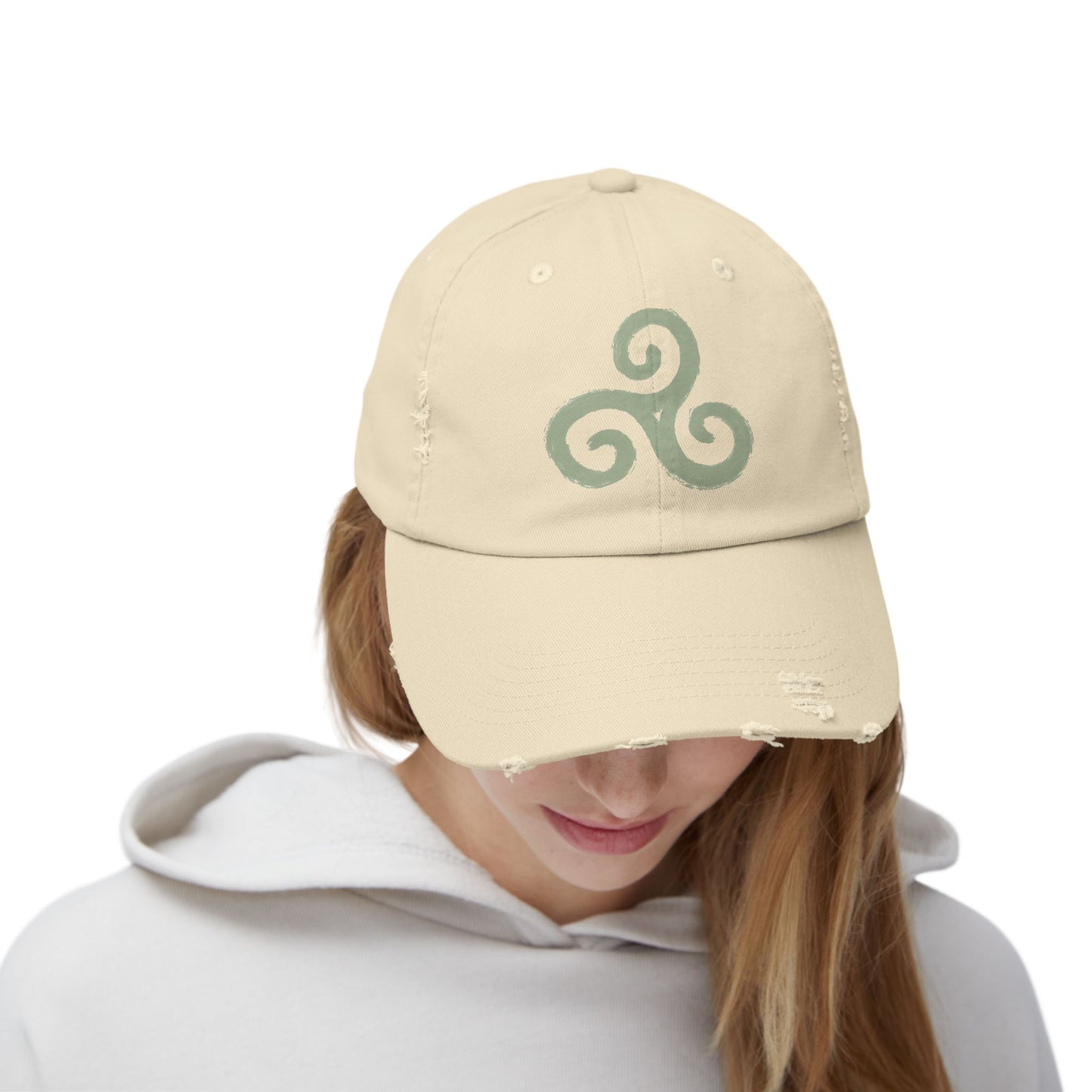 Celtic triskelion - Distressed Unisex Cap