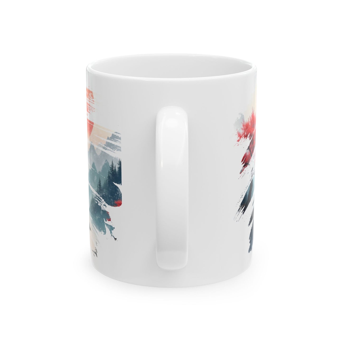 Red Sun Rising - Ceramic Mug