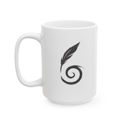 Feather and Wind - Ceramic Mug