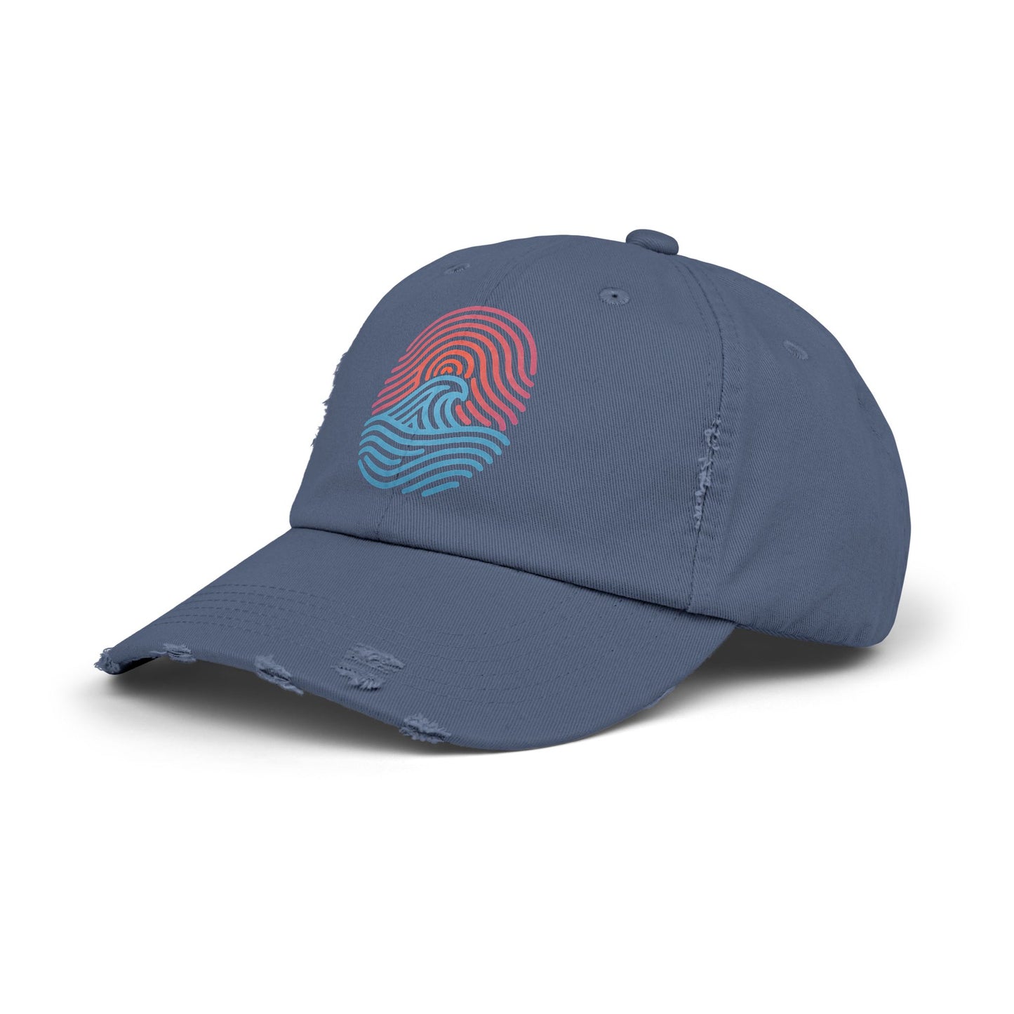 Nature Print - Distressed Unisex Cap