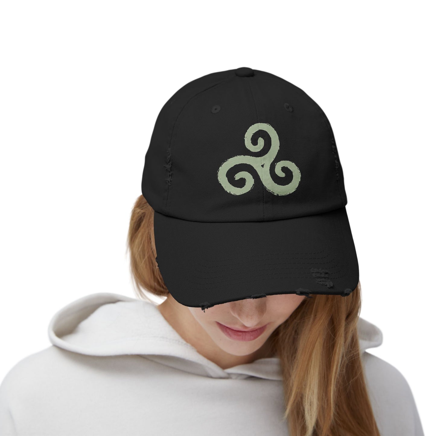 Celtic triskelion - Distressed Unisex Cap