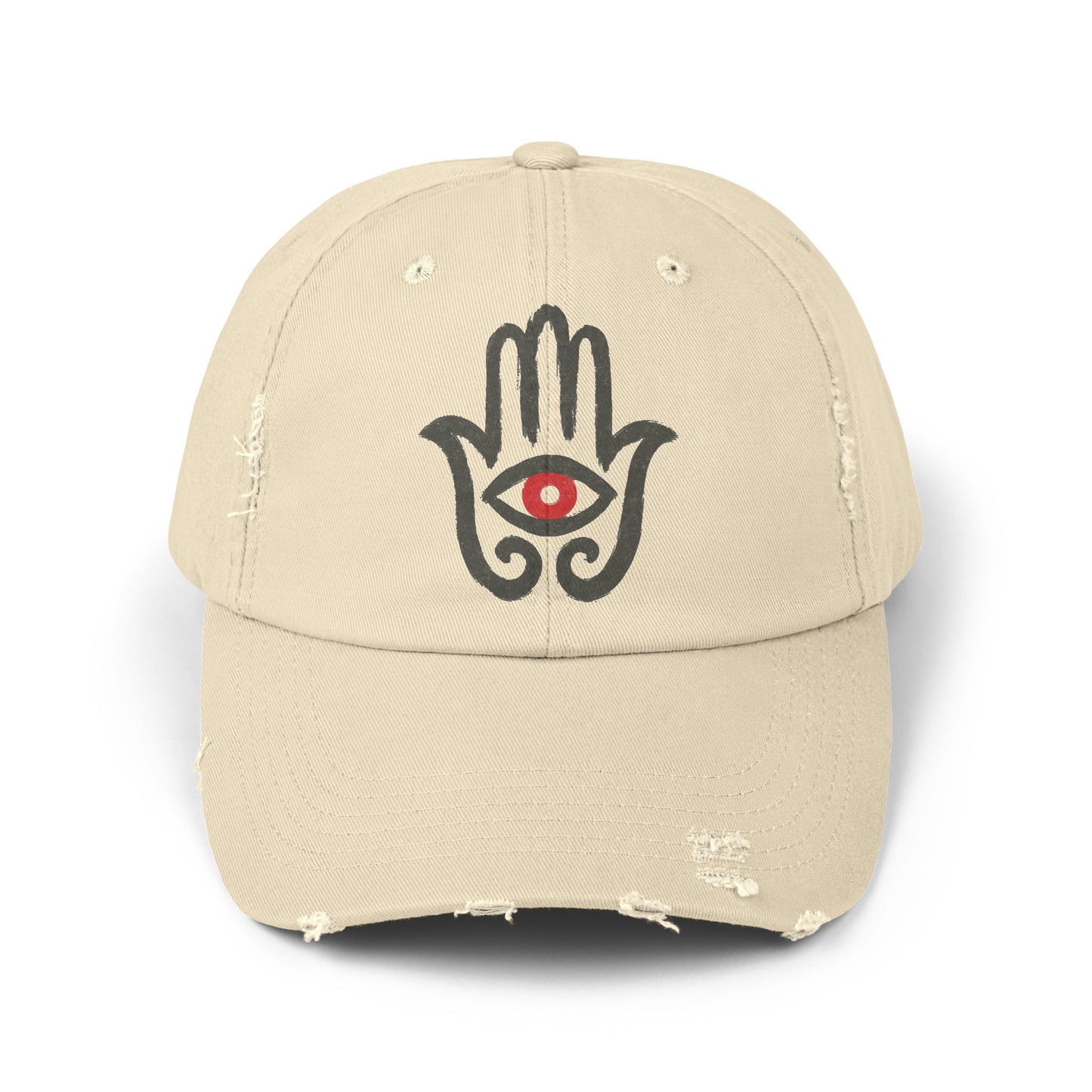 Hamsa Hand - Distressed Unisex Cap