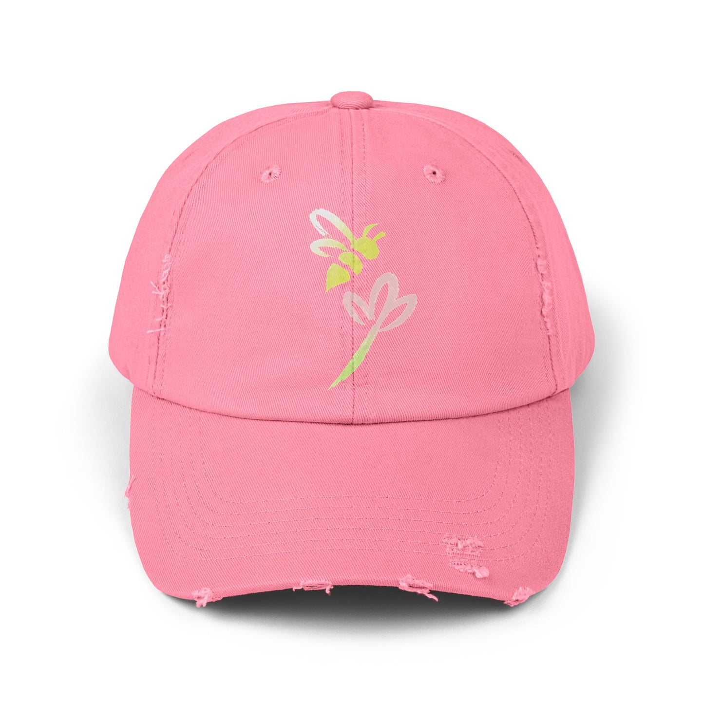 Honeybee - Distressed Unisex Cap