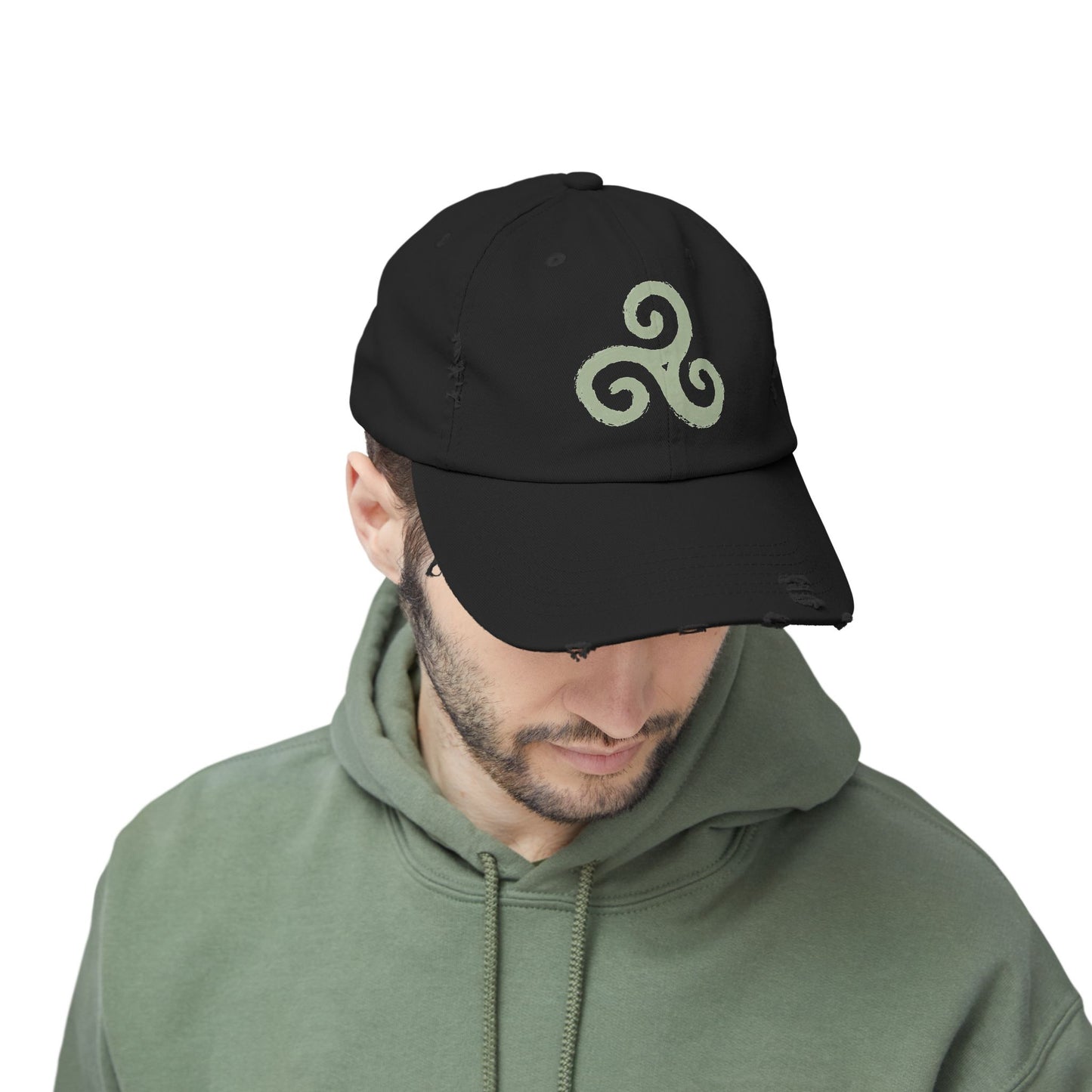 Celtic triskelion - Distressed Unisex Cap