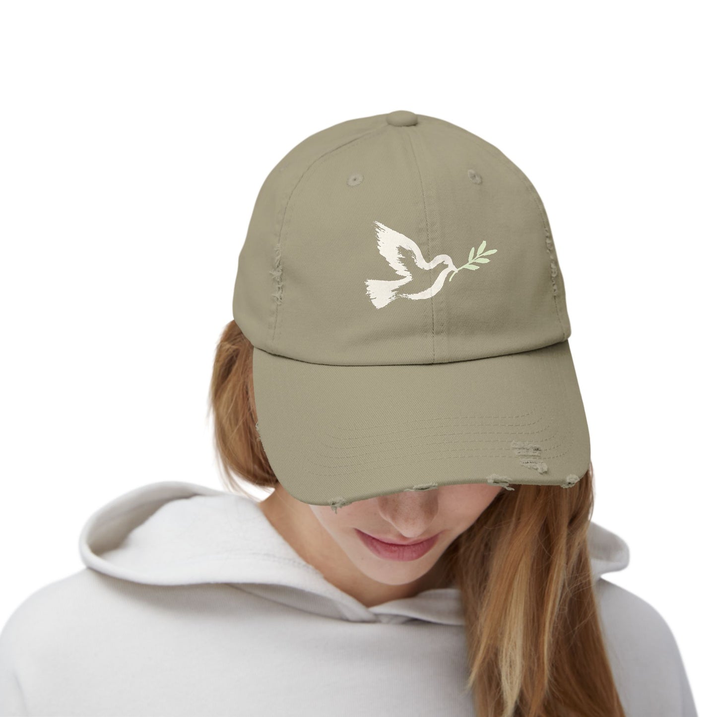Peace Dove - Distressed Unisex Cap