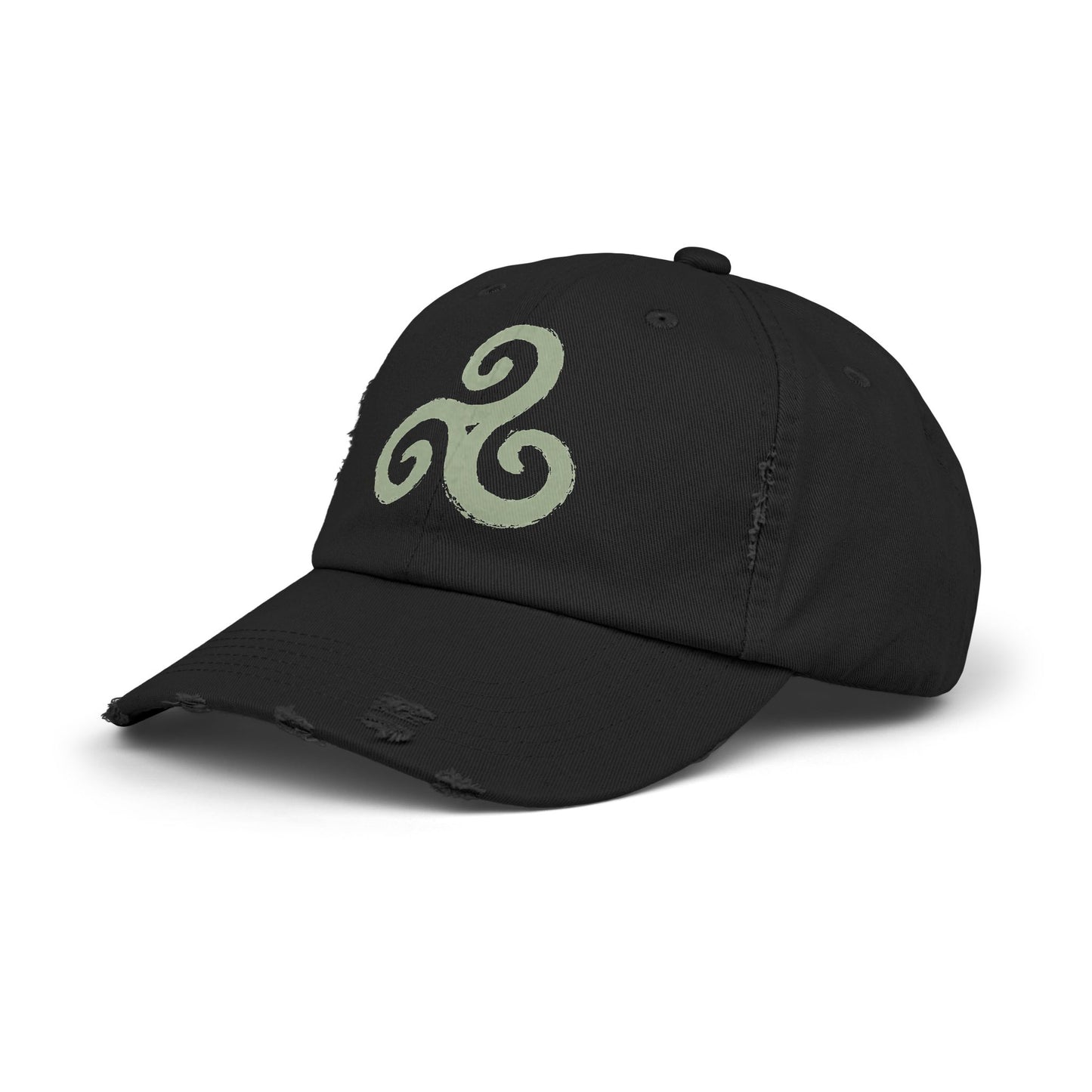 Celtic triskelion - Distressed Unisex Cap