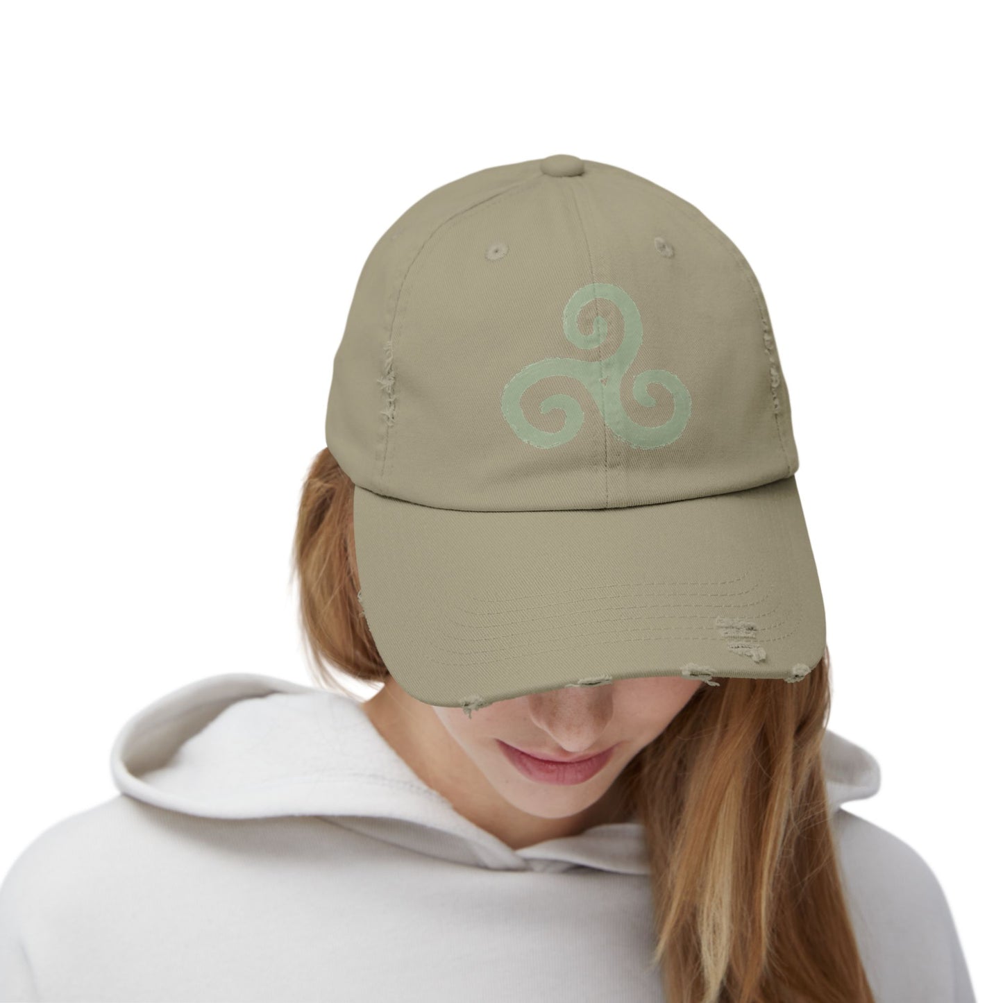 Celtic triskelion - Distressed Unisex Cap