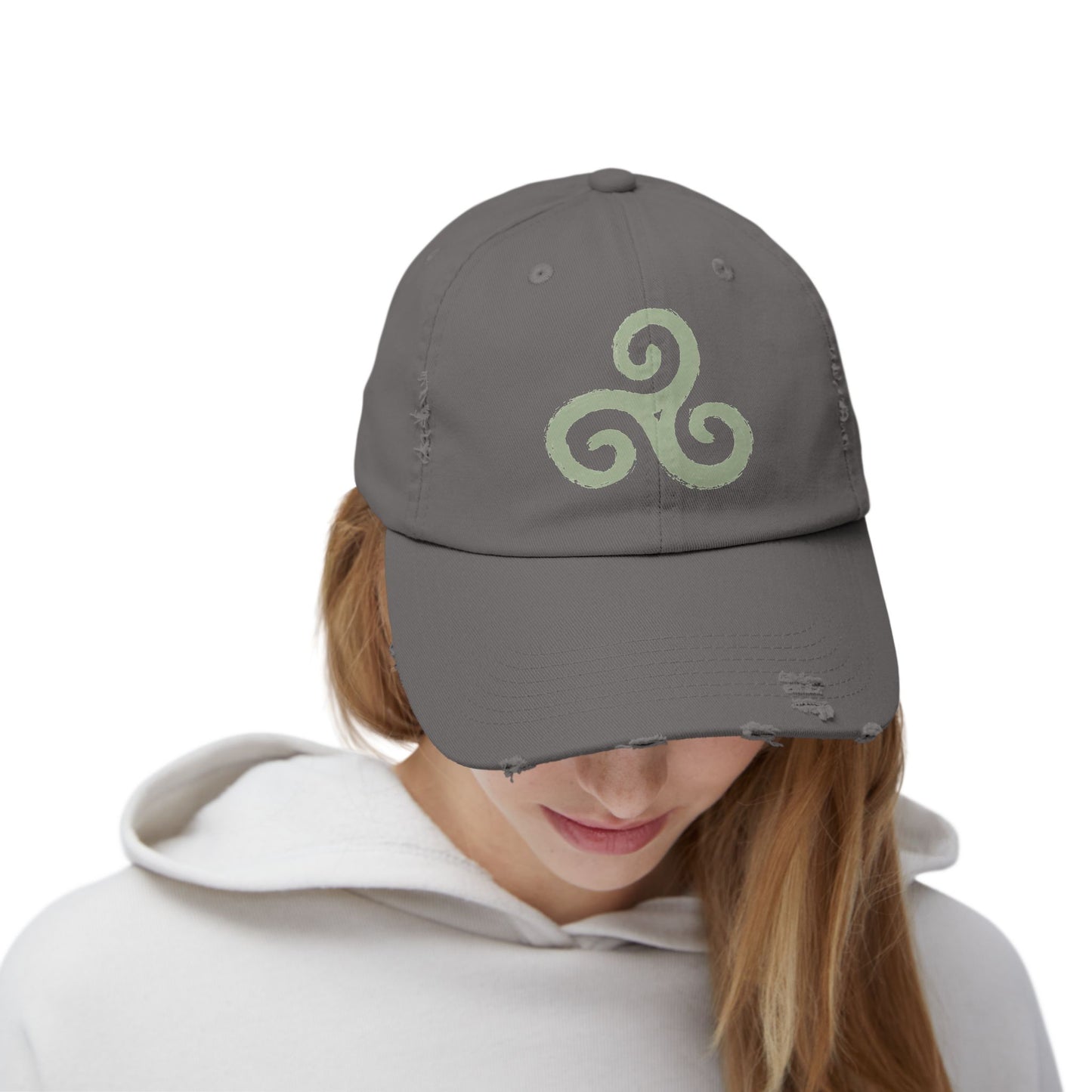 Celtic triskelion - Distressed Unisex Cap