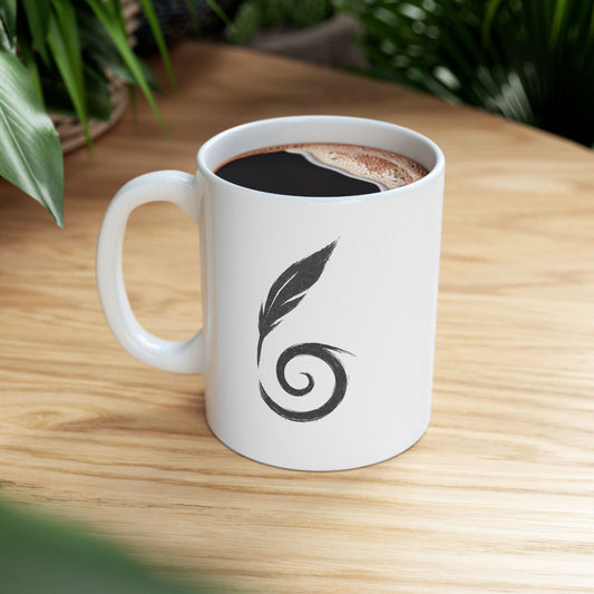Feather and Wind - Ceramic Mug