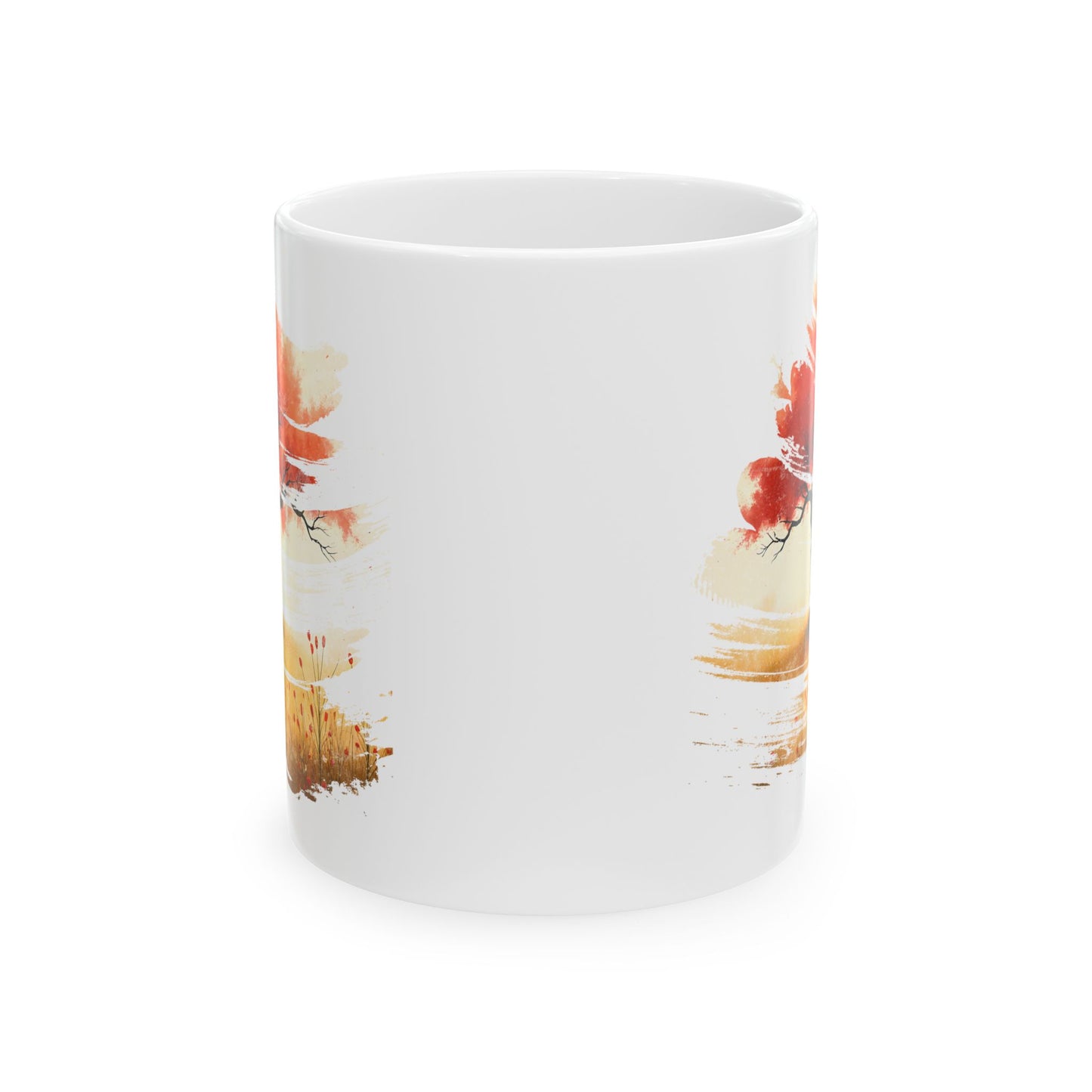 Red Blossom Tree - Ceramic Mug