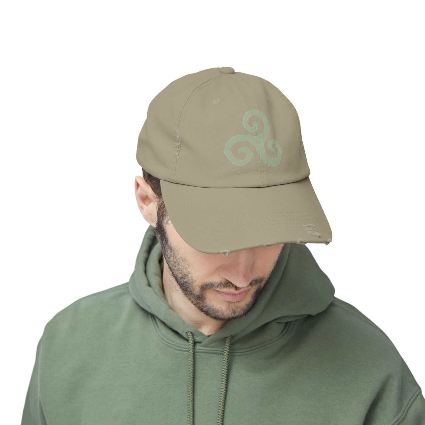 Celtic triskelion - Distressed Unisex Cap
