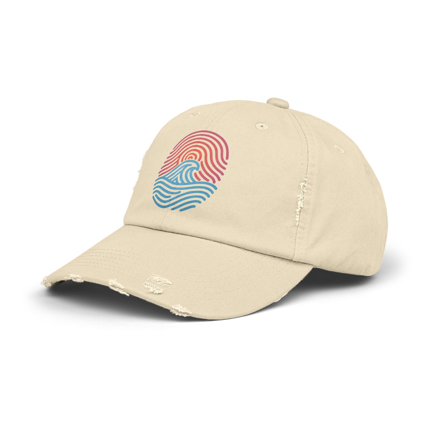 Nature Print - Distressed Unisex Cap