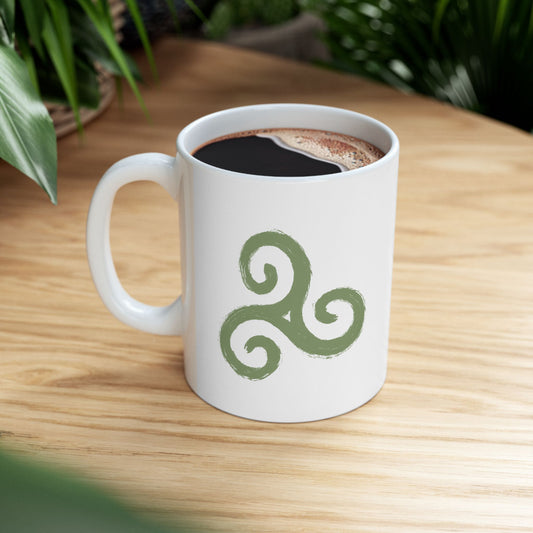 Celtic Triskelion - Ceramic Mug
