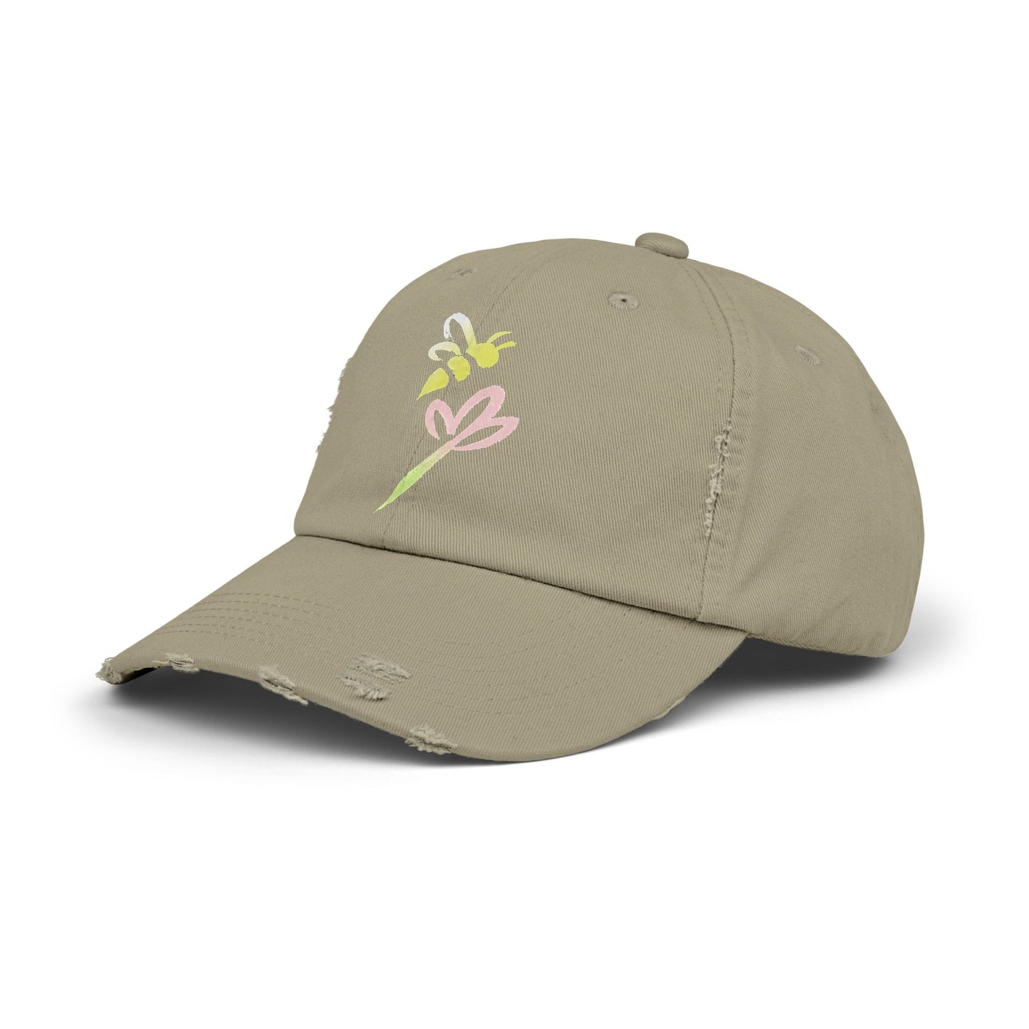 Honeybee - Distressed Unisex Cap
