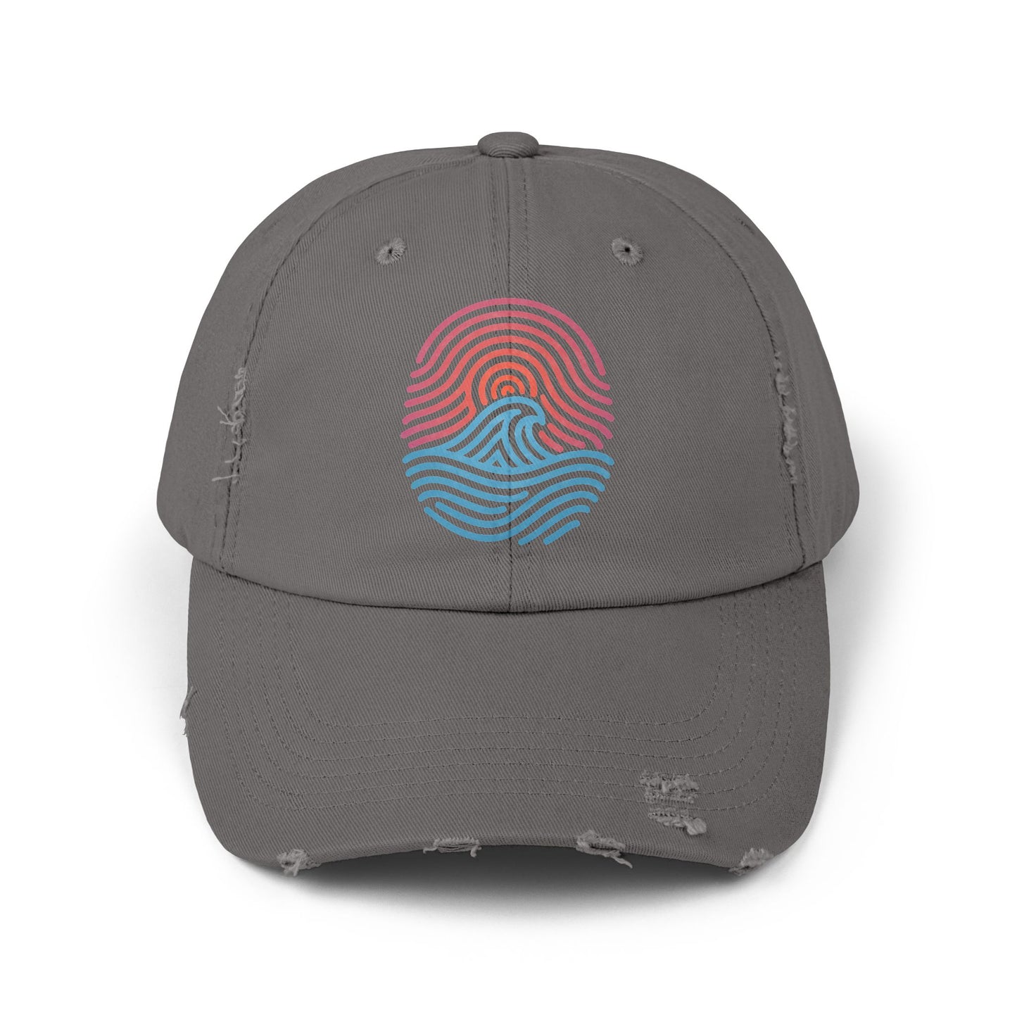 Nature Print - Distressed Unisex Cap