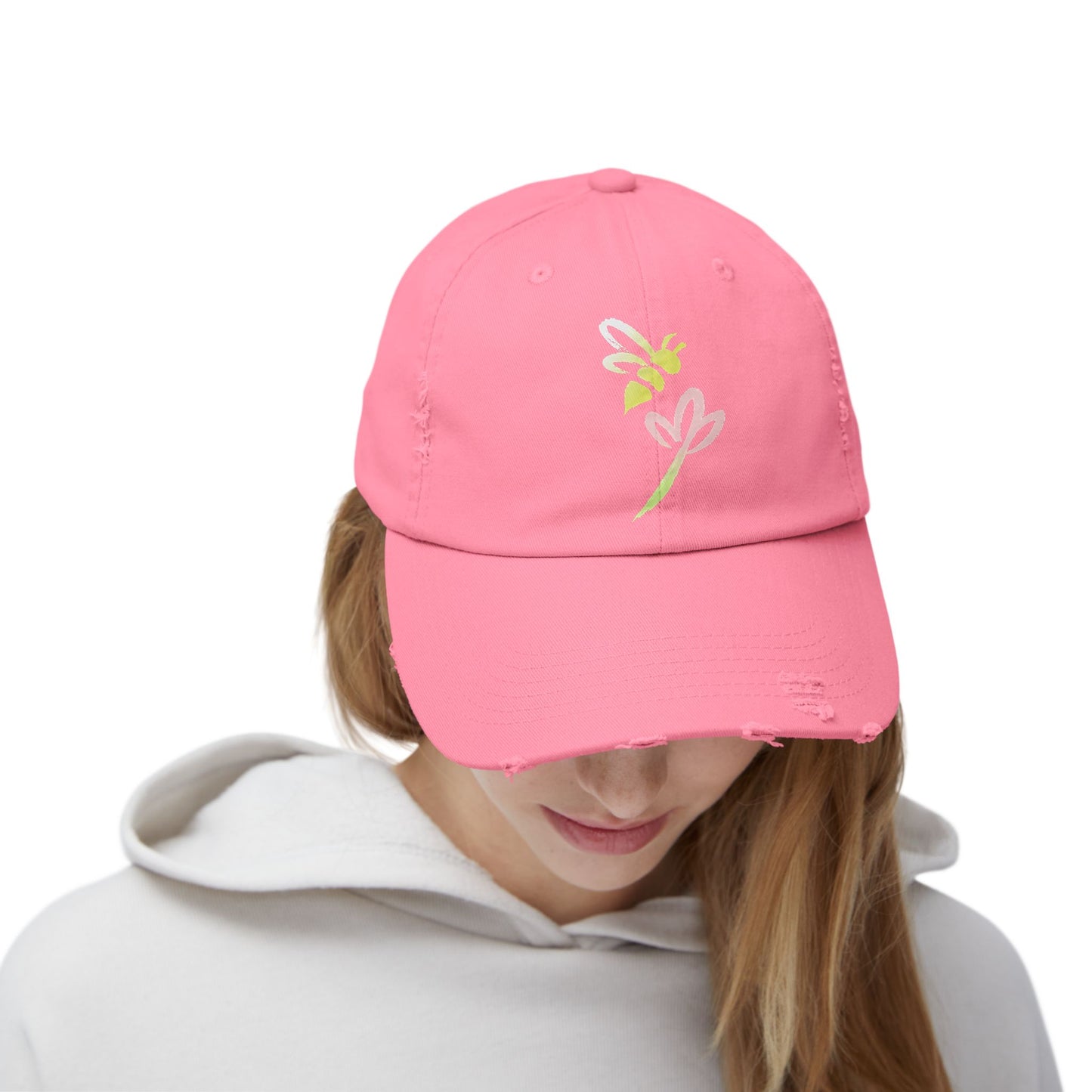 Honeybee - Distressed Unisex Cap