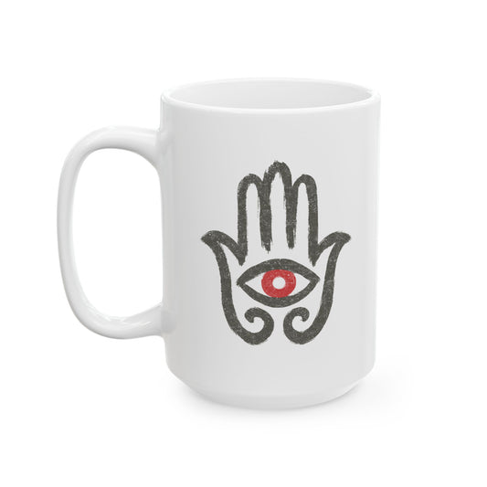 Hamsa Hand - Ceramic Mug